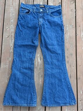 32 Short Run & Fly Bell Bottom Denim Jeans